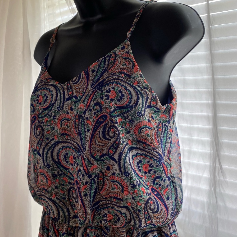 Ankle dress with slip . Adjustable straps !